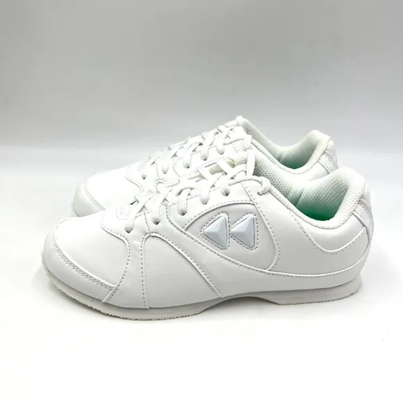 New Kaepa Cheer Cheerleader Cheerleading White Shoes Sneakers Big Girls 4.5