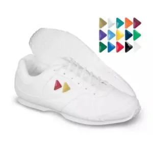 New Kaepa Cheer Cheerleader Cheerleading White Shoes Sneakers Big Girls 4