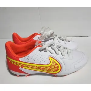 New Nike Tiempo Legend 9 Club White Kids Soccer Cleats Size 5Y  W6.5 DA1331-176