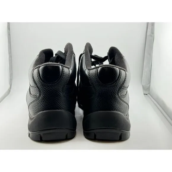 NIB New in‎ Box Dr Scholl's &quot;Charge&quot; Black Work Boots Slip and Oil Resistant 11W