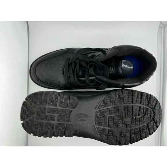 NIB New in‎ Box Dr Scholl's &quot;Charge&quot; Black Work Boots Slip and Oil Resistant 11W