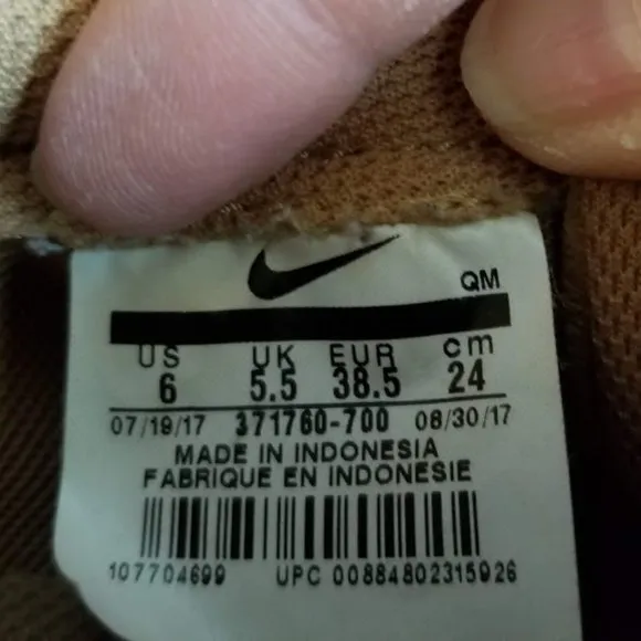 Nike Blazer Low Yellow Gold Suede Sneaker Shoes Size 6