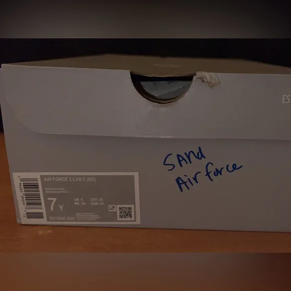 Nike (GS) Air Force 1 LV8 2 Monarch/Sail- 7Y/W8.5