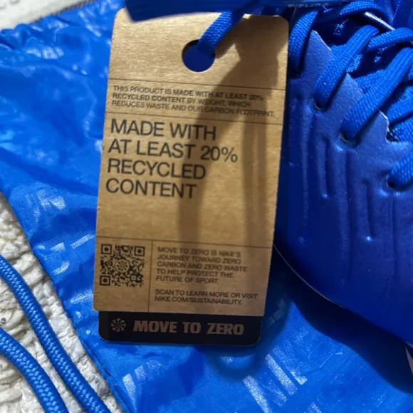 Nike kids Blue Soccer Cleats