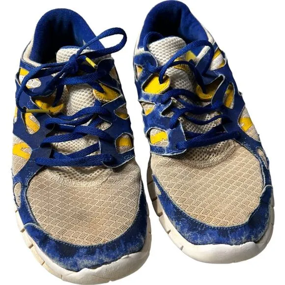 Nike Mens Livestrong X Free Run 442163-117 Blue Running Shoes Sneakers Size 9.5