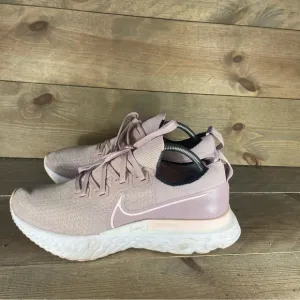 Nike react infinity run flyknit women size 10 shoes purple running sneakers