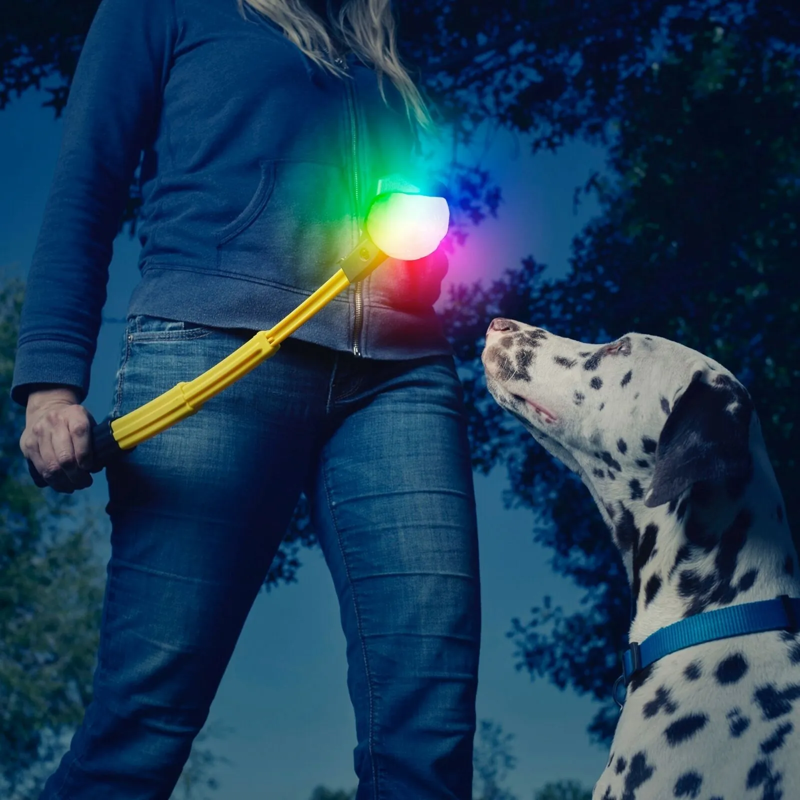 Nite Ize Huck 'N Tuck GlowStreak Collaps. Thrower LED Ball