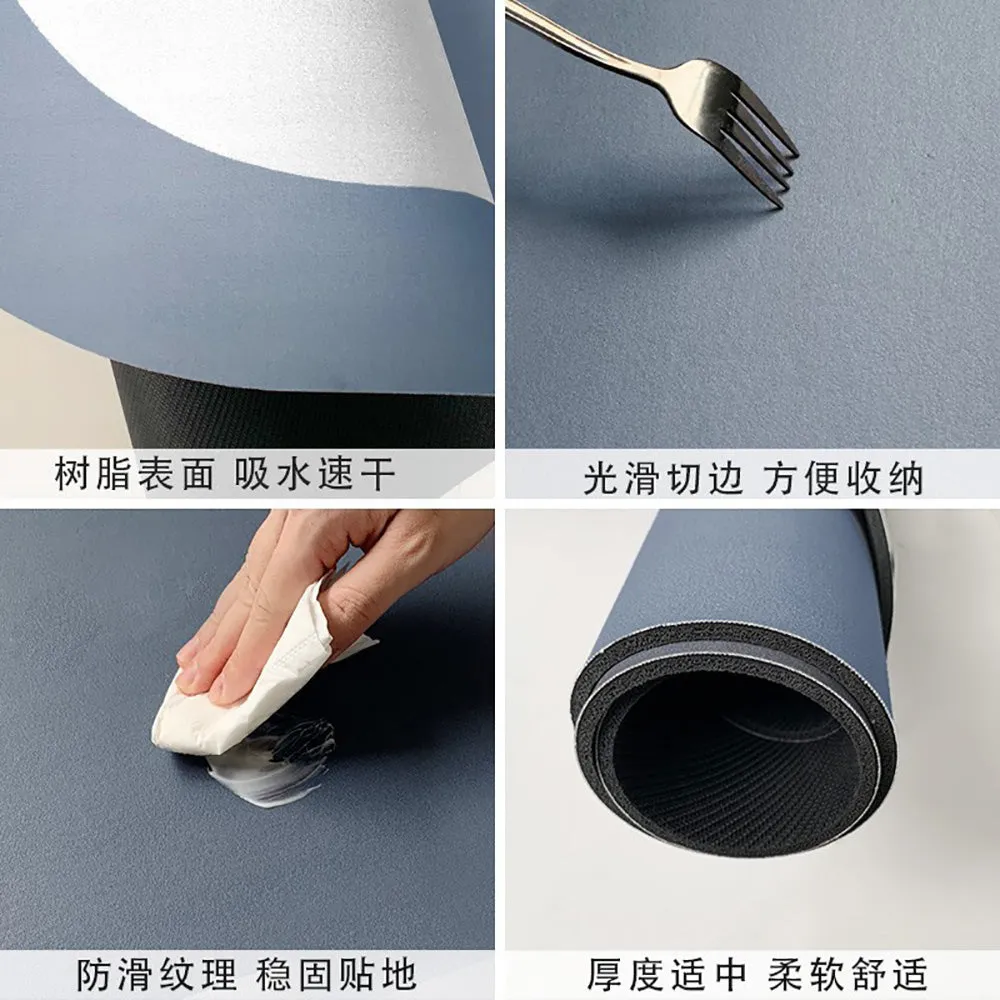 Non-Slip Absorbent Mat with Cat Design - 45cm x 70cm