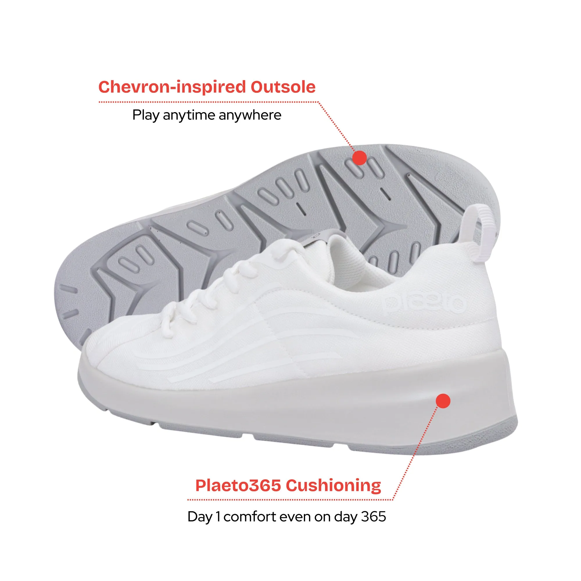 Nova Multiplay School Shoes (5 - 12 UK) - White