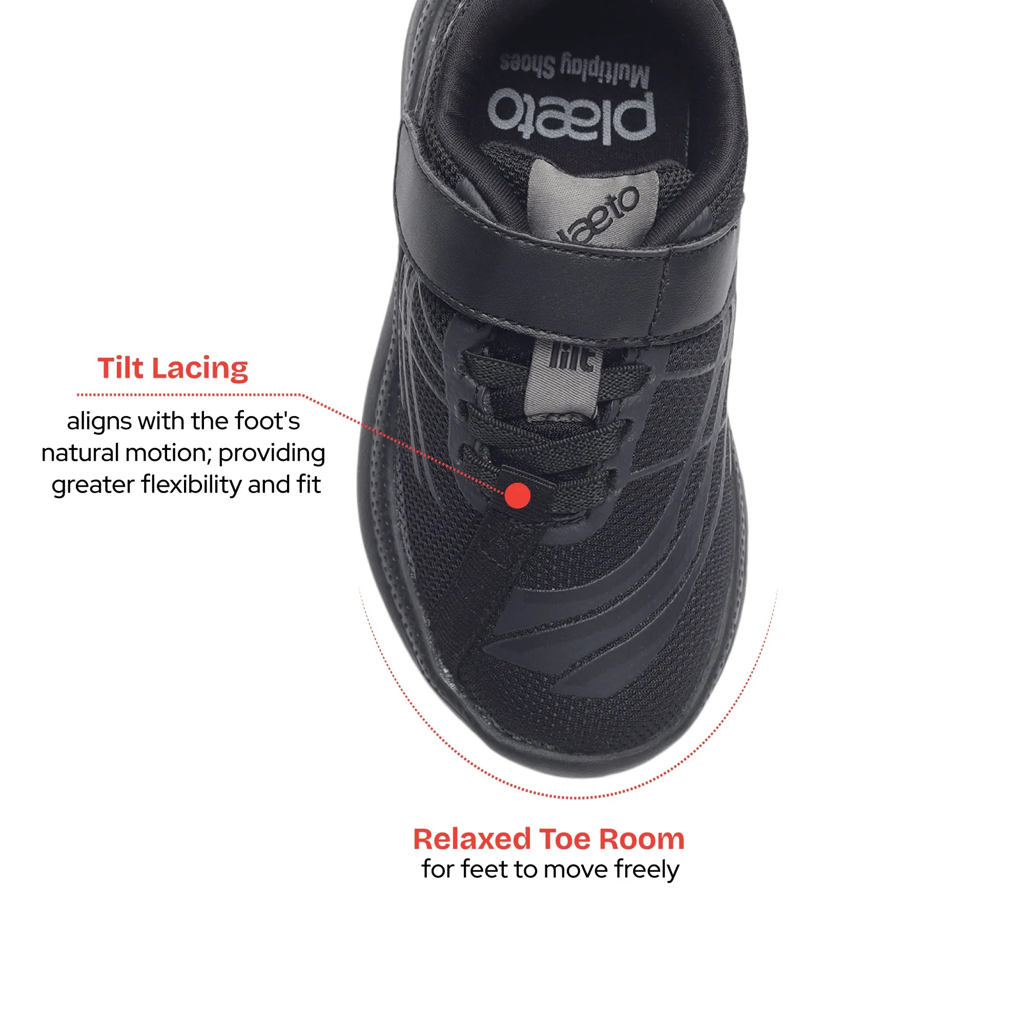 Nova Multiplay School Shoes (7C - 13C UK) - Black