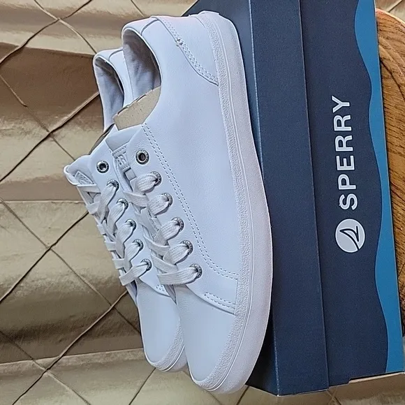 NWT-SPERRY Top- Sider 'Striper II' Leather Deck Shoe / Sneaker