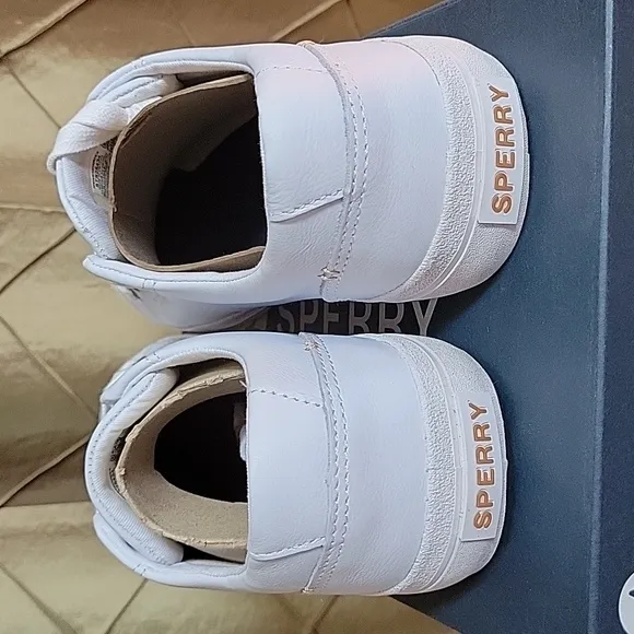 NWT-SPERRY Top- Sider 'Striper II' Leather Deck Shoe / Sneaker