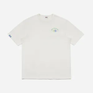 Áo Thun Tay Ngắn Unisex Fila Tennis Club Comfort Fit Small Logo - Trắng