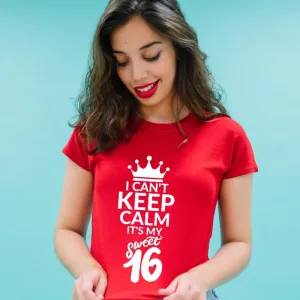Officially Sweet Sixteen T-Shirt for Teenagers