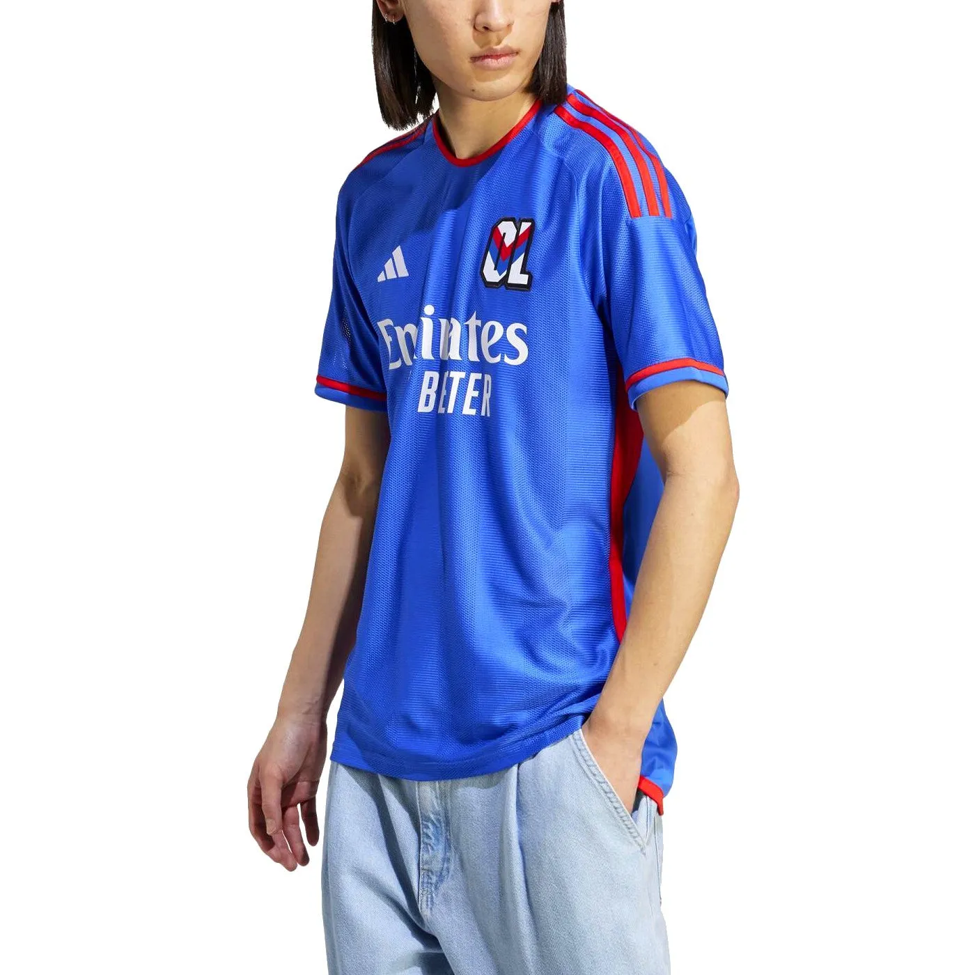 Olympique Lyon Away soccer jersey 2023/24 - Adidas