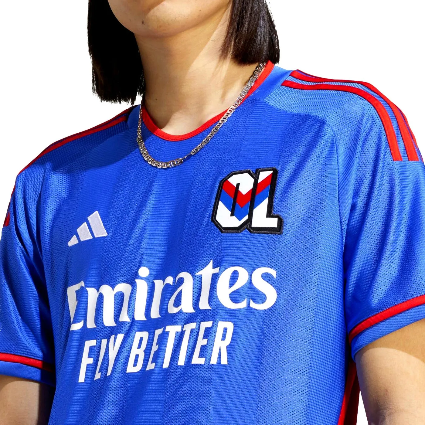 Olympique Lyon Away soccer jersey 2023/24 - Adidas