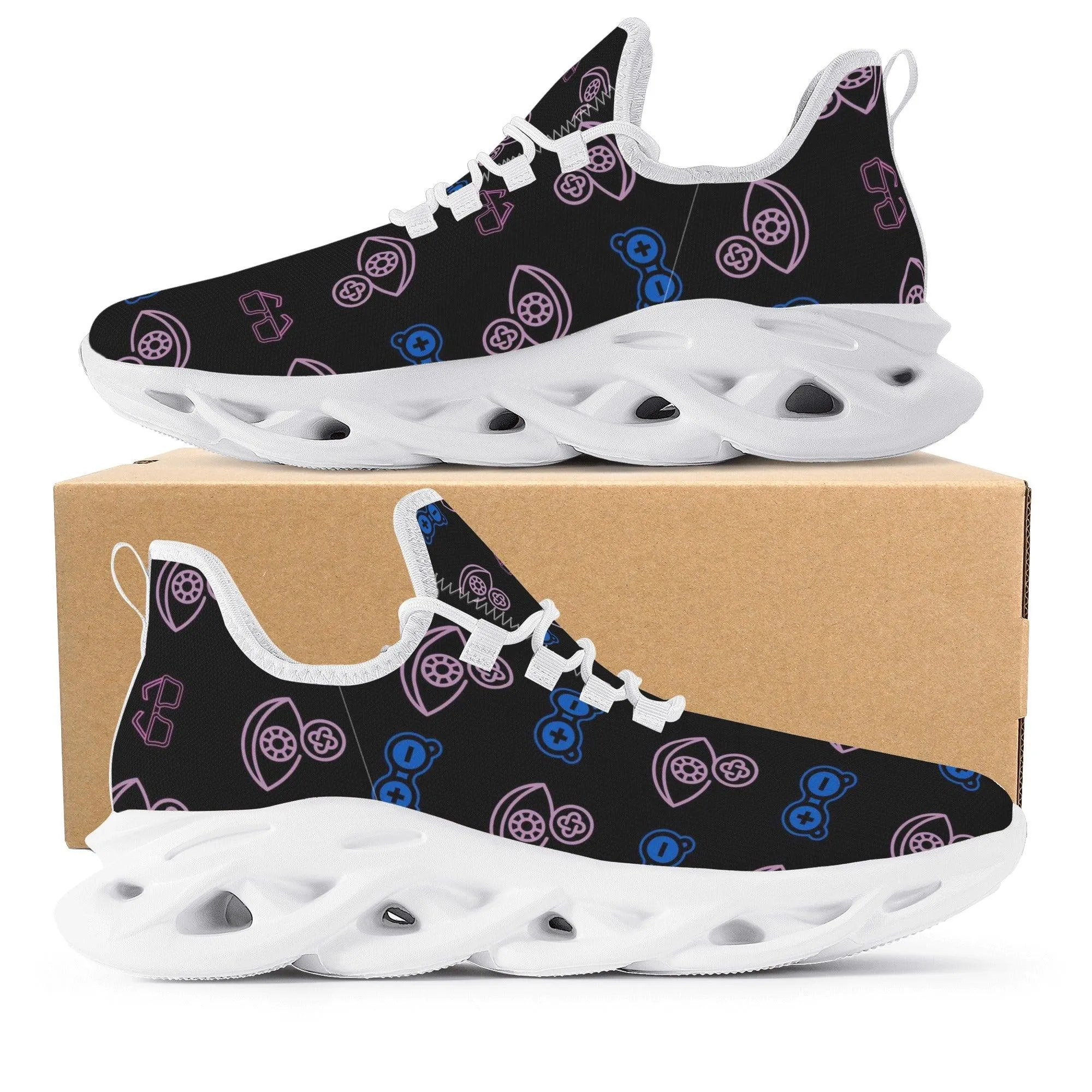 Optometrist Women Eye Icons Sneakers