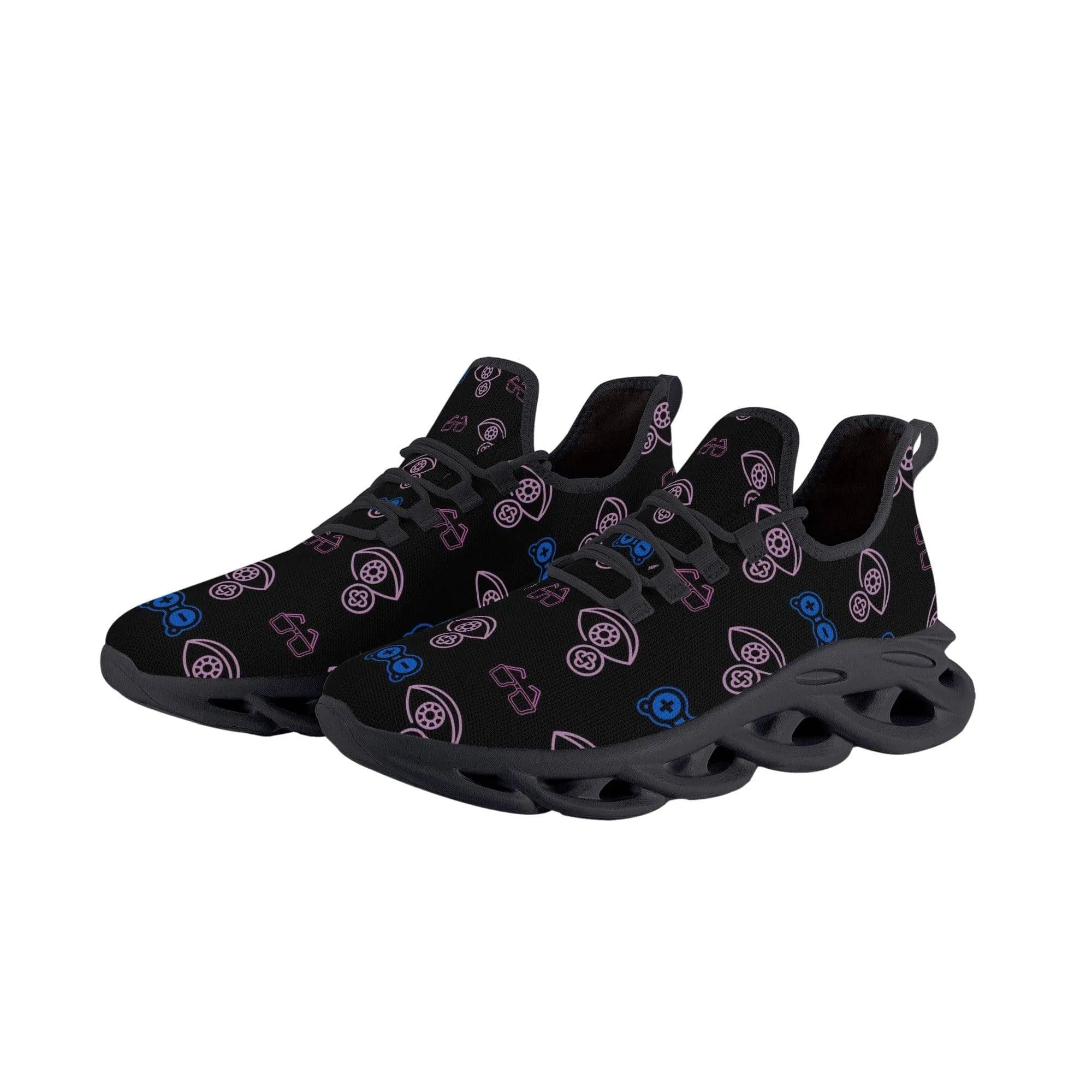 Optometrist Women Eye Icons Sneakers