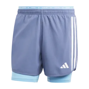 Own The Run 3-Stripes 2-in-1 Shorts