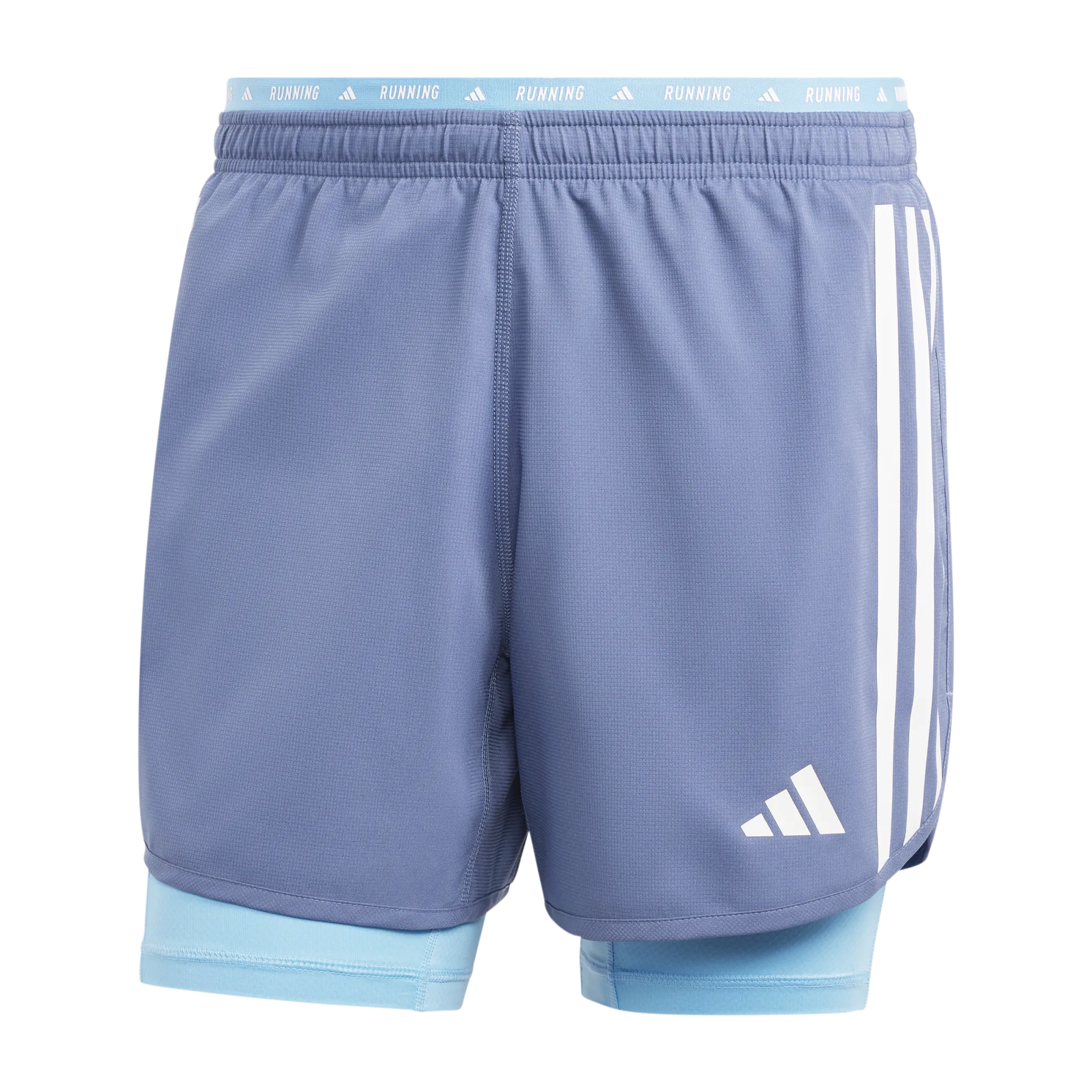Own The Run 3-Stripes 2-in-1 Shorts