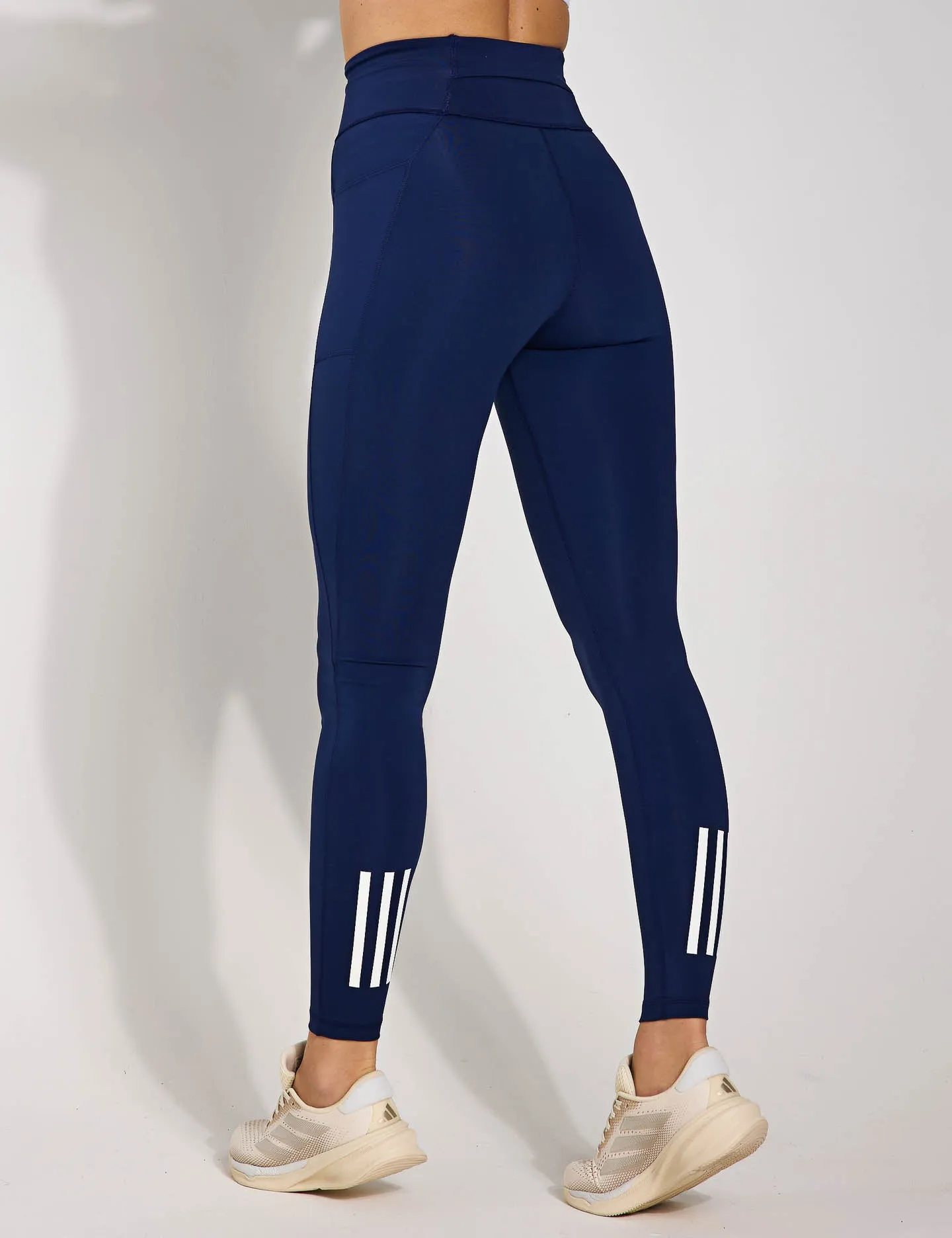 Own the Run Full-Length Leggings - Dark Blue