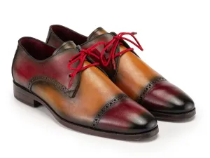 Paul Parkman Men's Cap Toe Derby Shoes in Multiple Colors