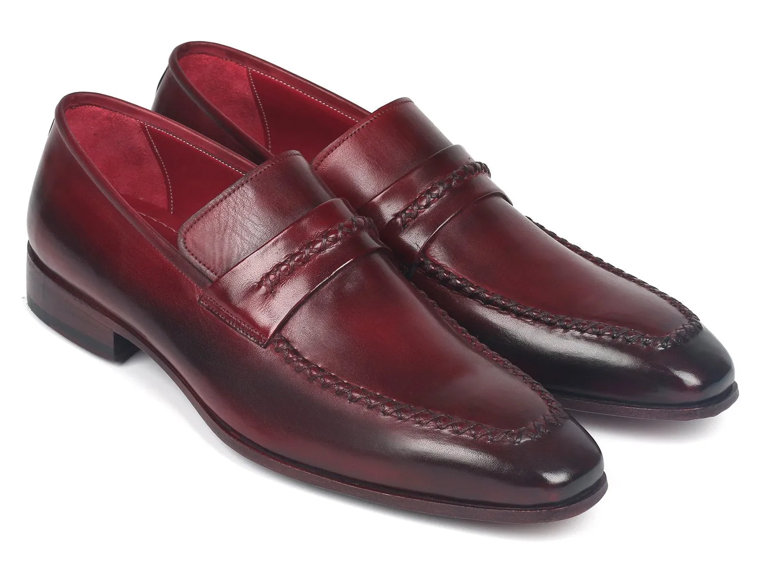 Paul Parkman Men's Loafers in Bordeaux
