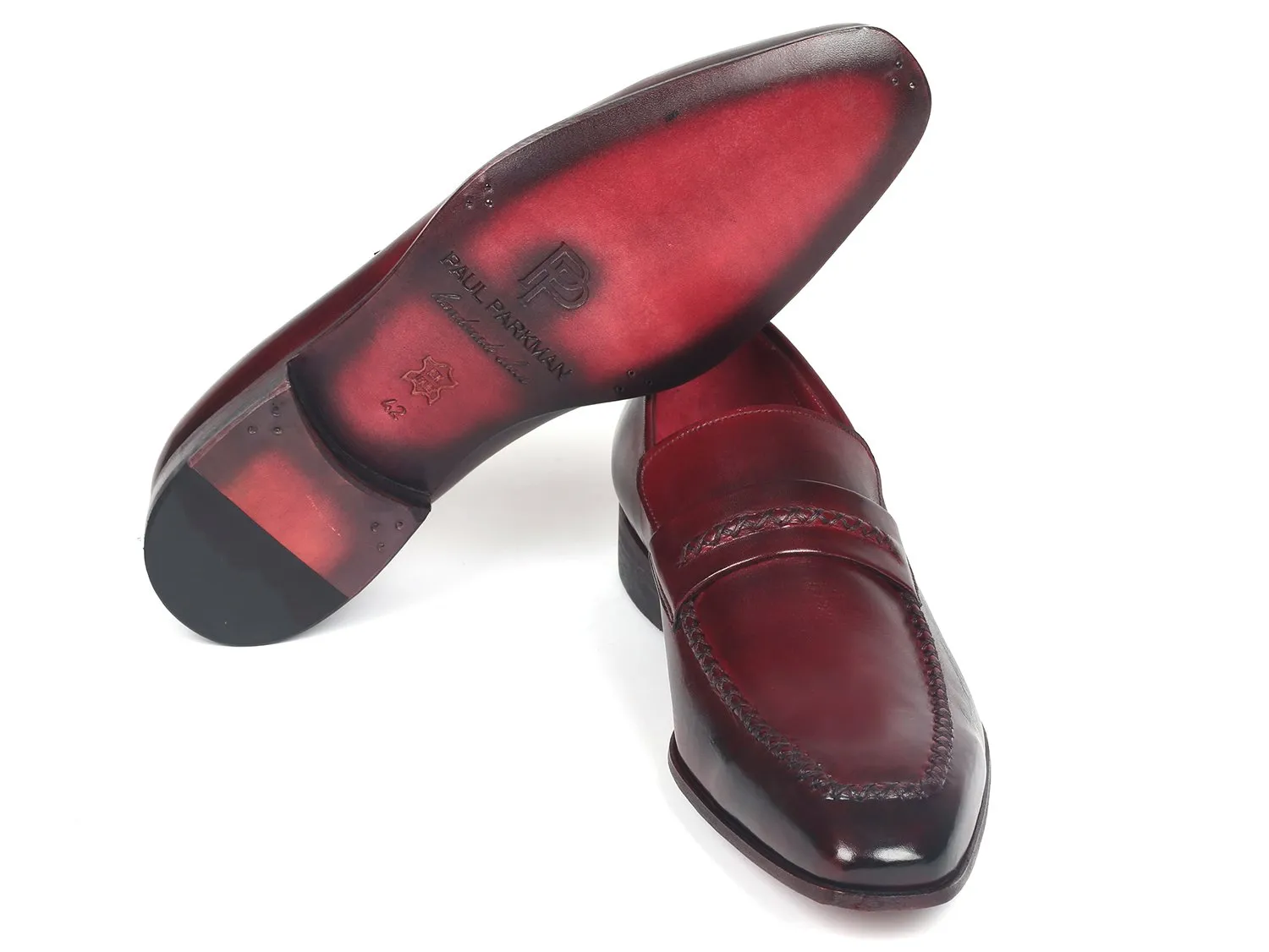 Paul Parkman Men's Loafers in Bordeaux