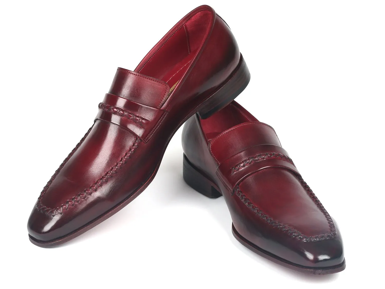 Paul Parkman Men's Loafers in Bordeaux
