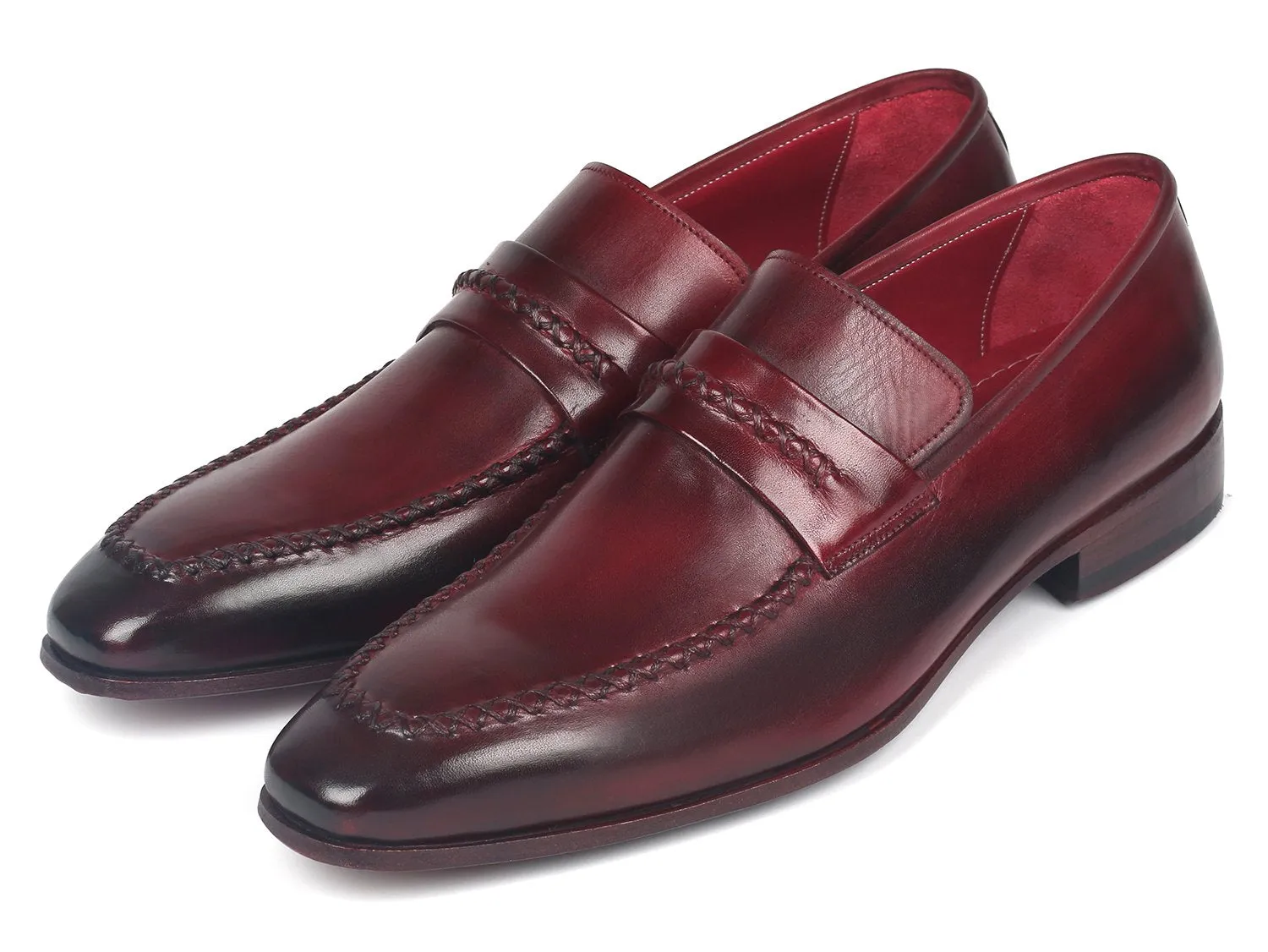 Paul Parkman Men's Loafers in Bordeaux