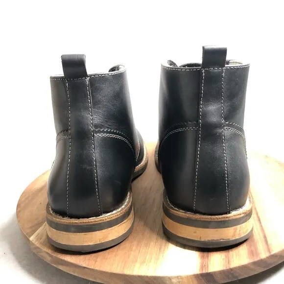 Penquin Munsingwear Hank Black Leather Chukka Boots Men Size 13 Lace Up OP100142