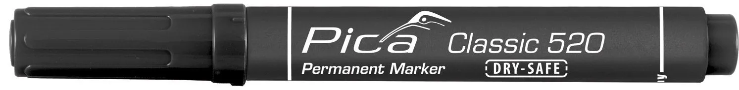 Pica Classic 520 Permanent Marker Black (PICA-Marker)