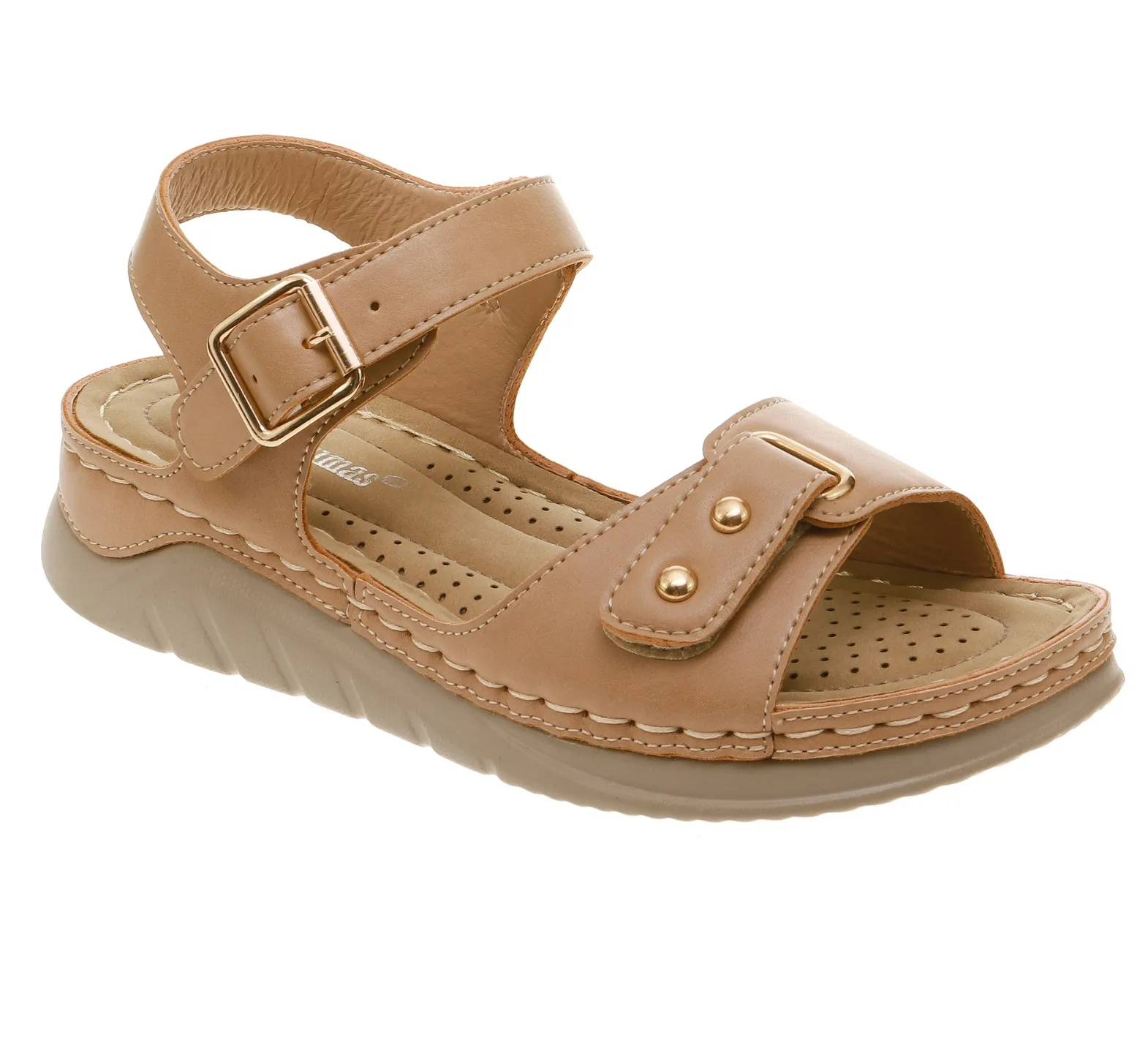 Pierre Dumas Trieste Sandal in New Tan- Final Sale