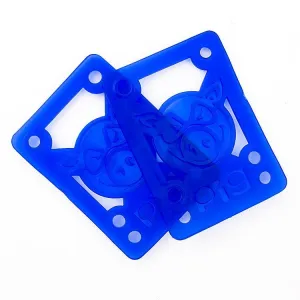 Pig Wheels 1/8th Soft Risers/Shock Pads - Blue