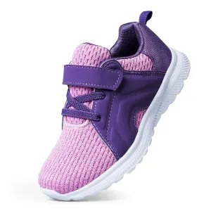 Pink Purple Mesh Breathable Tennis Sneakers