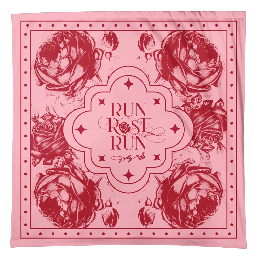 Pink Run,Rose, Run Bandana