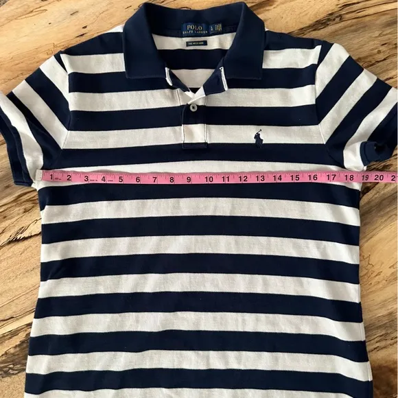 Preppy Tennis Rugby Polo Ralph Lauren The Mesh Mini Striped Dress Size Large