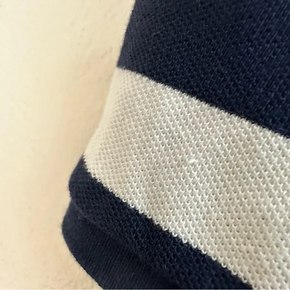 Preppy Tennis Rugby Polo Ralph Lauren The Mesh Mini Striped Dress Size Large