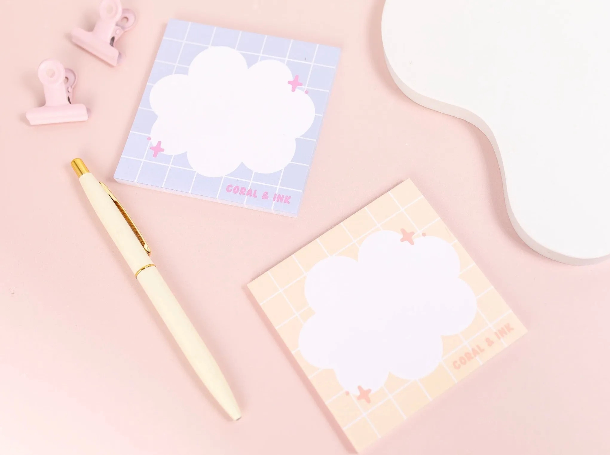 Puffy Cloud Memo Pads
