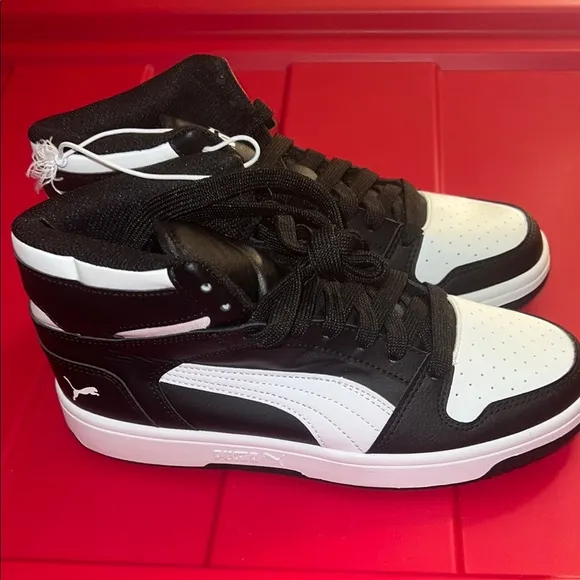 Puma Black and White Sneakers