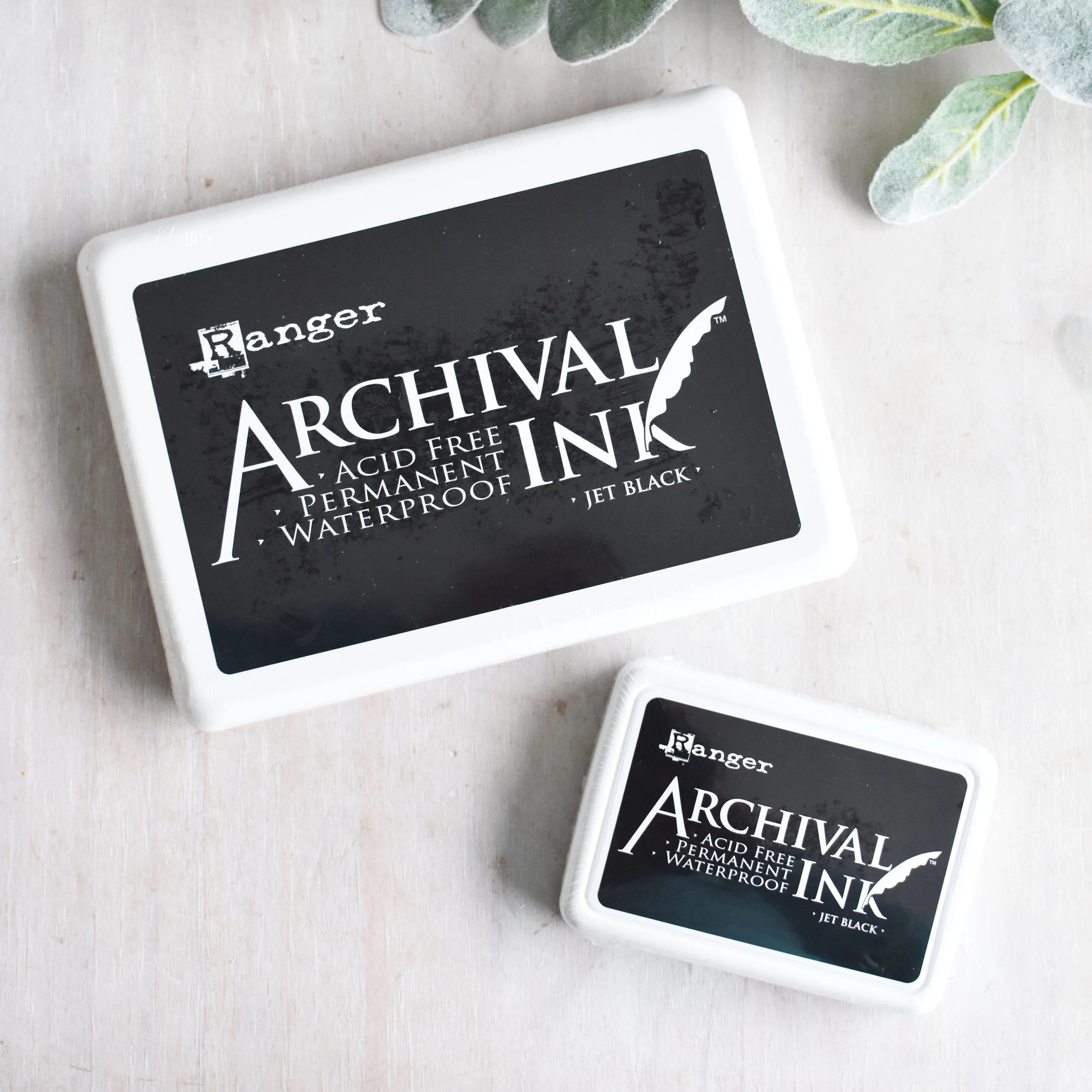 Ranger Archival Jumbo Jet Black Ink Dye Ink Pad