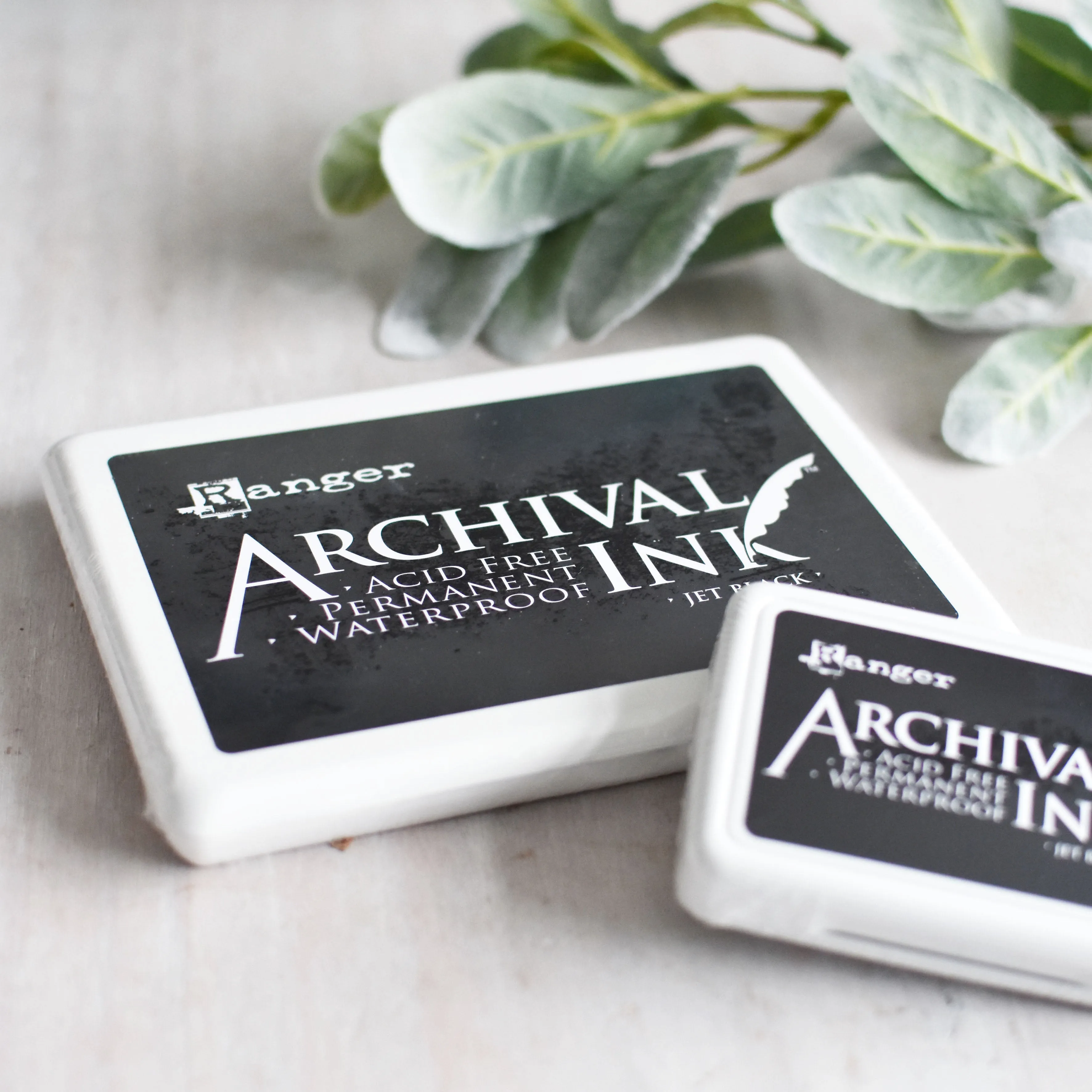 Ranger Archival Jumbo Jet Black Ink Dye Ink Pad