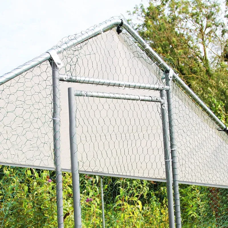 Raven Roam 9' 10" x 26' 2" Apex Chicken Run - Classic
