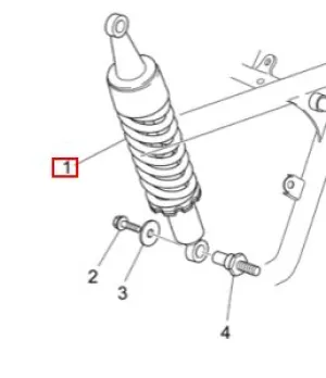 REAR SHOCK (#32550211)