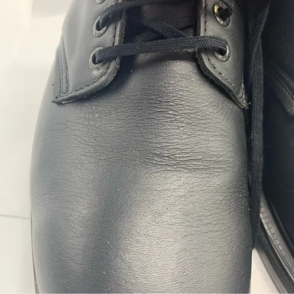 Red Wing Oxford 4408 Men’s Workwear Shoes Black Steel Safety Toe 8E2 Made in USA