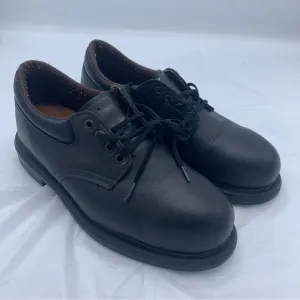 Red Wing Oxford 4408 Men’s Workwear Shoes Black Steel Safety Toe 8E2 Made in USA