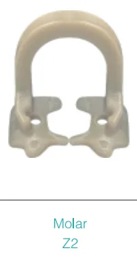 Resin Dental Dam Clamps, 3 types x 2pcs/pack, 998016