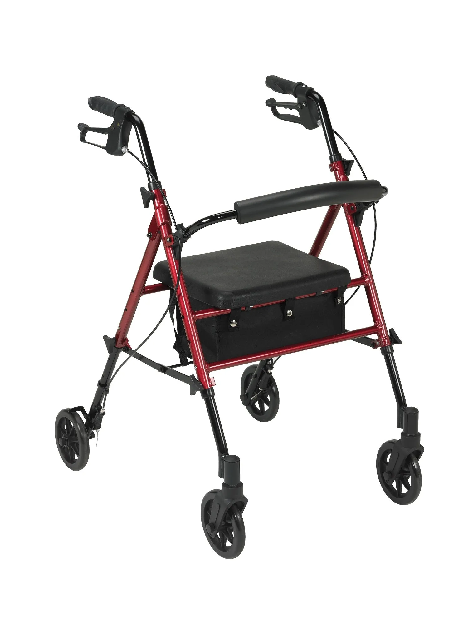 Rollator Deluxe 300lb Adjustable w/4 6” Wheels Dynago™ Advantage by Dynarex