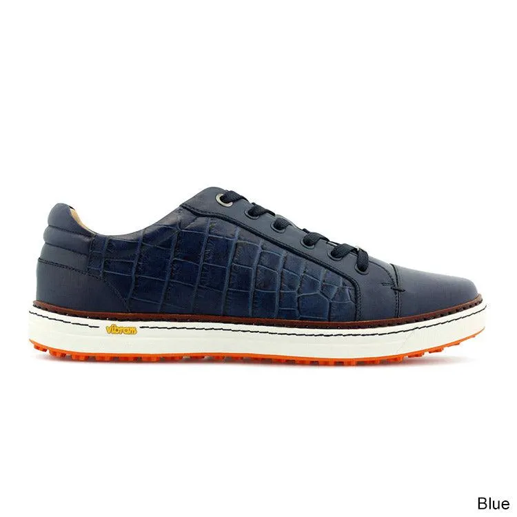 Royal Albatross Club Croco Golf Shoes 6.0 White