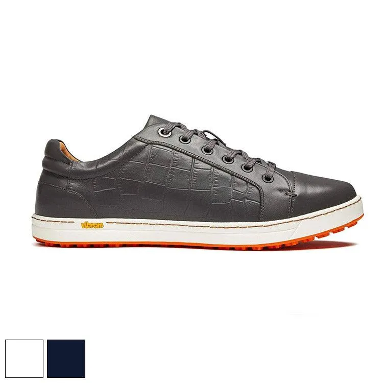 Royal Albatross Club Croco Golf Shoes 6.0 White